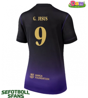 Barcelona Gabriel Jesus #9 Bortatröja Kvinnor 2026-27 Kortärmad